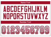 Custom White Red-Gray Drift Fashion Mesh Authentic Football Jersey